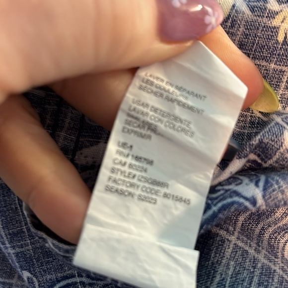 Izod Saltwater Men’s Casual Button Down NWT Size XXL Short Sleeves Vacation - Picture 11 of 11